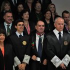 Diego Capel, arropado por autoridades judiciales y miembros de la Junta