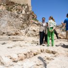 Visita del alcalde de la capital y la concejal de Urbanismo a los trabajos arqueológicos
