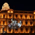 Espectáculo basado en Don Quijote en la Noche en Blanco.