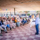 Gabriel Amat en el acto de presentación.