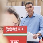 Pedro Sánchez, en Cuevas del Almanzora.