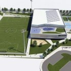 Diseño del complejo deportivo de Almerimar.