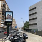 Termómetro en los Juzgados de Almería.