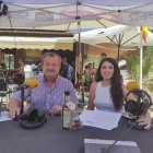 El alcalde de Pulpí, Juan Pedro García ha visitado el Stand de la SER en San Juan de los Terreros.