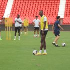 Sadq, este lunes en el Estadio de los Juegos Mediterráneos.