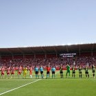 Ambiente en el Almería-Rayo.