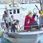 Los Reyes Magos llegando a Carboneras.