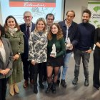 Premiados, organizadores y patrocinadores del Premio Internacional de Periodismo \'Colombine\'.