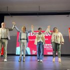 La ministra Isabel Rodríguez, junto a otros representantes socialistas.