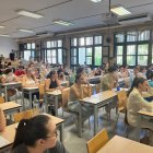 Estudiantes, ante el primer examen.