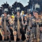 Ayer se celebró un pequeño desfile como antesala de lo que sucederá esta tarde en el casco antiguo.