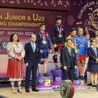 La entrega de medallas tras el campeonato.