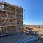 Avance de las obras del AVE en Cuevas.