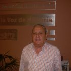 Paco González en la Redacción de LA VOZ DE ALMERÍA.