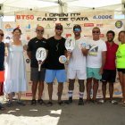 Los campeones en el cuadro masculino.
