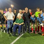 El fundador del Almería recibió el cariño de nuestro fútbol.