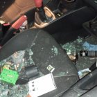 Uno de los vehículos que ha sufrido los robos.