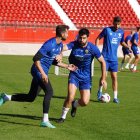 El entrenamiento ha sido en el Estadio de los Juegos Mediterráneos.