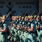 El patio de armas de la Base Álvarez de Sotomayor acogió la toma de mando de Carreras Postigo.