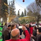 Inauguración de la decoración navideña en el Parque Adolfo Suárez.