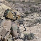 La Legion durante el ejercicio Iberian Legion junto a la Legión francesa.