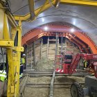 Primeros metros excavados en el túnel de Viator.