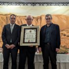 Pedro Ridao, alcalde de Antas; Luis Artero, nuevo cronista oficial y Enrique Fernández, cronista de Cuevas.