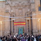 Llegada del Simpecado del Rocío de Almería a la Catedral.