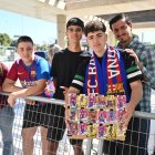 Esperando a las estrellas del Barça.