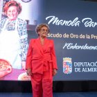 Homenaje en Diputación a Manola Baraza.