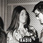 María Teresa Campos con Pajarero bordando la radio.