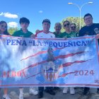 Los peñistas de Almería y Toledo en la final del Play Off de ascenso a Segunda RFEF.