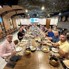 Foto de familia de la última reunión del club.