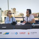 Fina López en la entrevista en directo con Fran Garcia. | BEGO CÁNOVAS