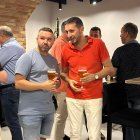 Algunos de los asistentes a la reunión del Club.