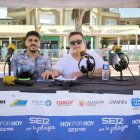 Rafa Díaz, responsable de Santa Clara, bajo el set de la Cadena SER al lado de Alfredo Casas. | Bego Cánovas