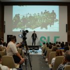 Imagen durante una conferencia en la XVII edición del Seminario Líderes del Futuro.