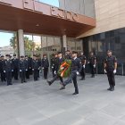 Homenaje a los compañeros de Policía Nacional caídos en acto de servicio.