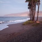 Los tubos de riego han quedado al descubierto tras el temporal.