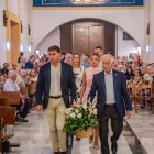 Ayer tuvo lugar la ofrenda floral a la Virgen del Rosario.
