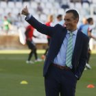 José Luis Olta, en el campo del Córdoba.