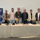 Santiago Alfonso, José Salas,, Jesús Posadas, Alfonso Mollinedo; Guillermo Mirón y José M. Vizcaíno.