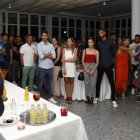 Alfonso García hablando a sus futbolistas