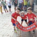 Pequeños pero grandes aficionados.