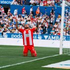 El Pichichi en La Romareda donde el Almería ganó al Real Zaragoza.