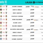 Jornada 19 en Segunda División.
