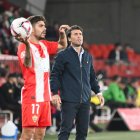 Pozo en el partido ante el Deportivo de La Coruña.