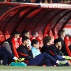 Luis Maximiano se siente extraña en el banquillo del Almería.