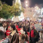 Imagen de archivo de una manifestación con motivo del 25N en Almería.