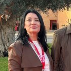 Anabel Mateos, este sábado, en el Congreso Federal del PSOE.